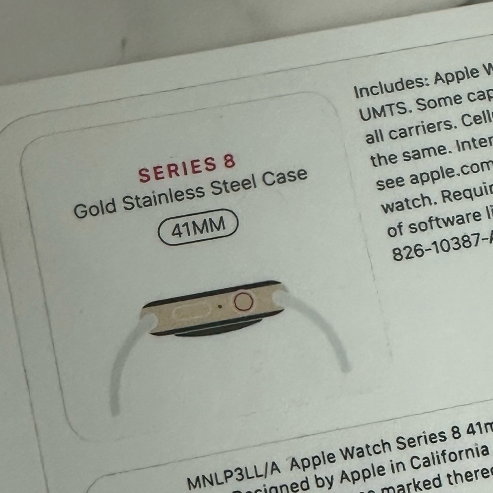 Gold apple Watch